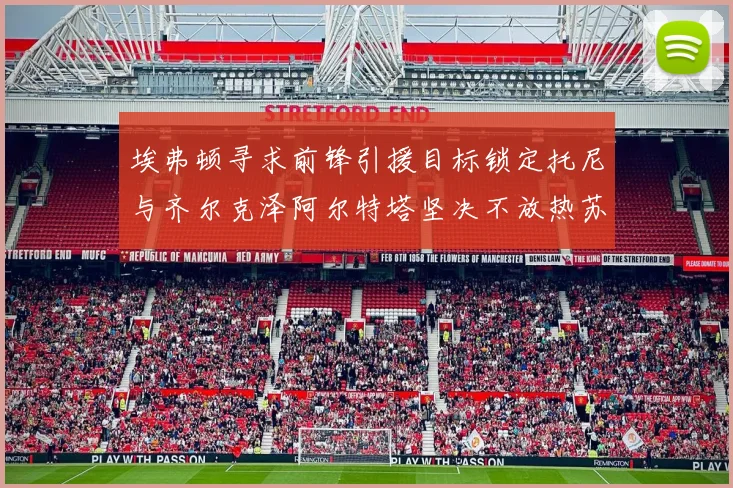 埃弗顿寻求前锋引援目标锁定托尼与齐尔克泽阿尔特塔坚决不放热苏斯