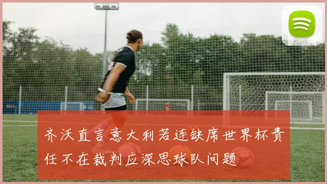 齐沃直言意大利若连缺席世界杯责任不在裁判应深思球队问题